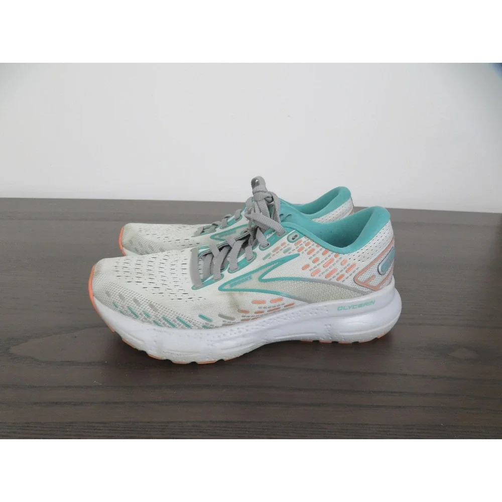 Brooks Glycerin 20 Shoes Womens 7 Gray Running Sneakers Road 1203691B061 Gym